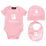 Newborn Baby Clothes Soft Knit Short sleeves boutique Unisex Plain 3pcs Baby