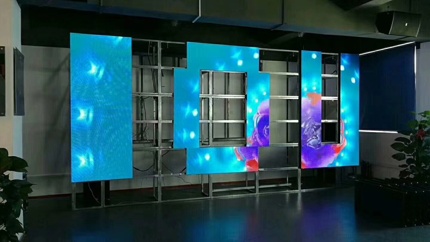 Flex Curved Portable LED Video Wall Display Hire , Big LED Panel Screen Outdoor