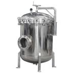 VITON Seal High Filtration Stainless Steel Flange Connection Double Bag Filter