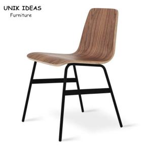 Quality Simple Nordic Restaurant Metal Bentwood Chair Plywood Dining Chairs wholesale