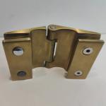 Stainless Steel Casting Shower Door Clamp Hinge Rustproof Flexible