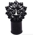 Durable 72mm Height Perfume Bottle Caps Black Color Plating