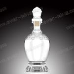Heavy Base Luxury 1500g 1 Liter Glass Liquor Bottles