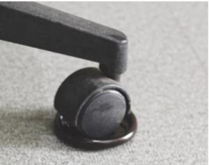 Quality Easy Gliding Plastic Furniture Glides Anti Skid Plastic Chair Caster Cups wholesale
