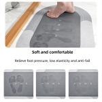 Home Bathroom Rug Printing Super Absorbent Bath Mat Quick Drying Toilet Door Non