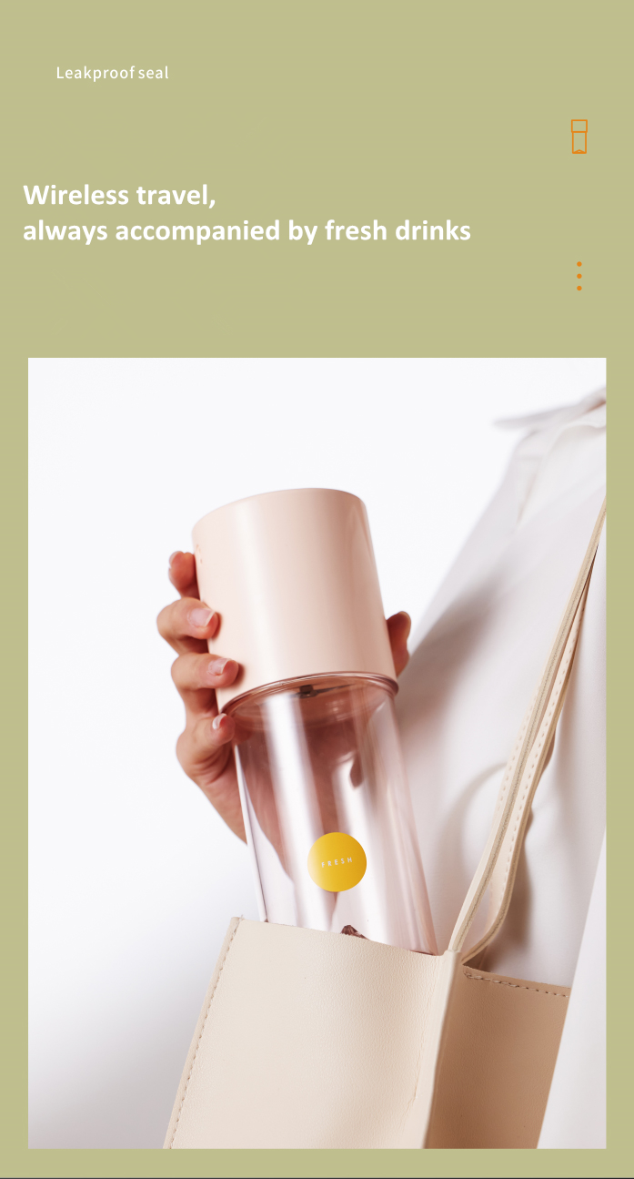 Multi Function Juice Marker Fruit Ice Milk Soothing Mixer 400 ML Mini Portable Blender Electric Juicer Cup