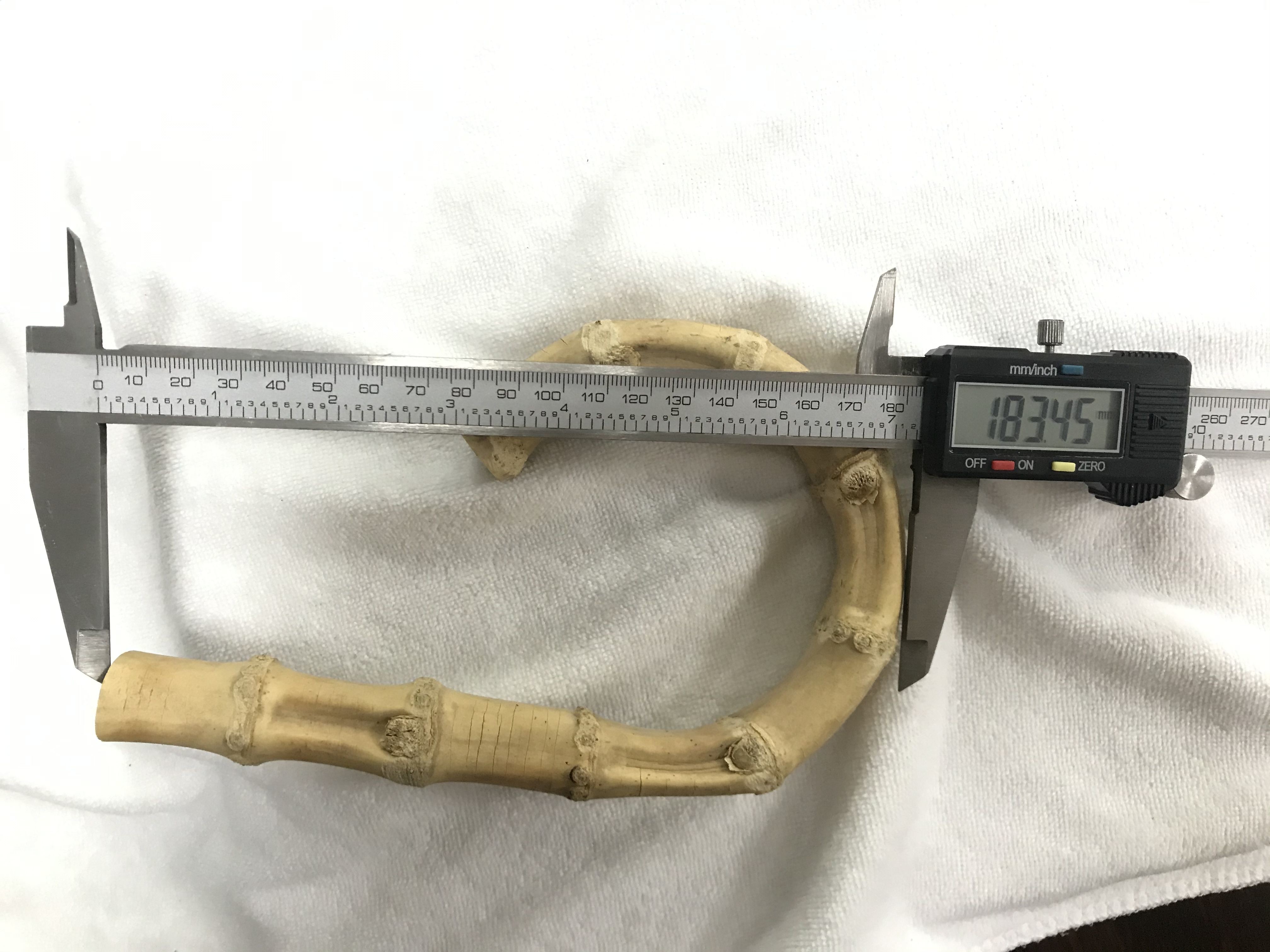 a pair Bamboo Handle 15cm(5.9 in) Bamboo Purse Handle Bag Handle handbag handle bag