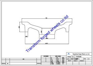 Quality TC190005 19 inch forged center disk blanks wholesale