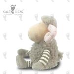 30 X 20cm Grey Goat Dog Toy Child Friendly Dog Chew Toys