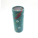 Cylindrical Paperboard Paper Tube Packaging Box With Embossing UV Coating