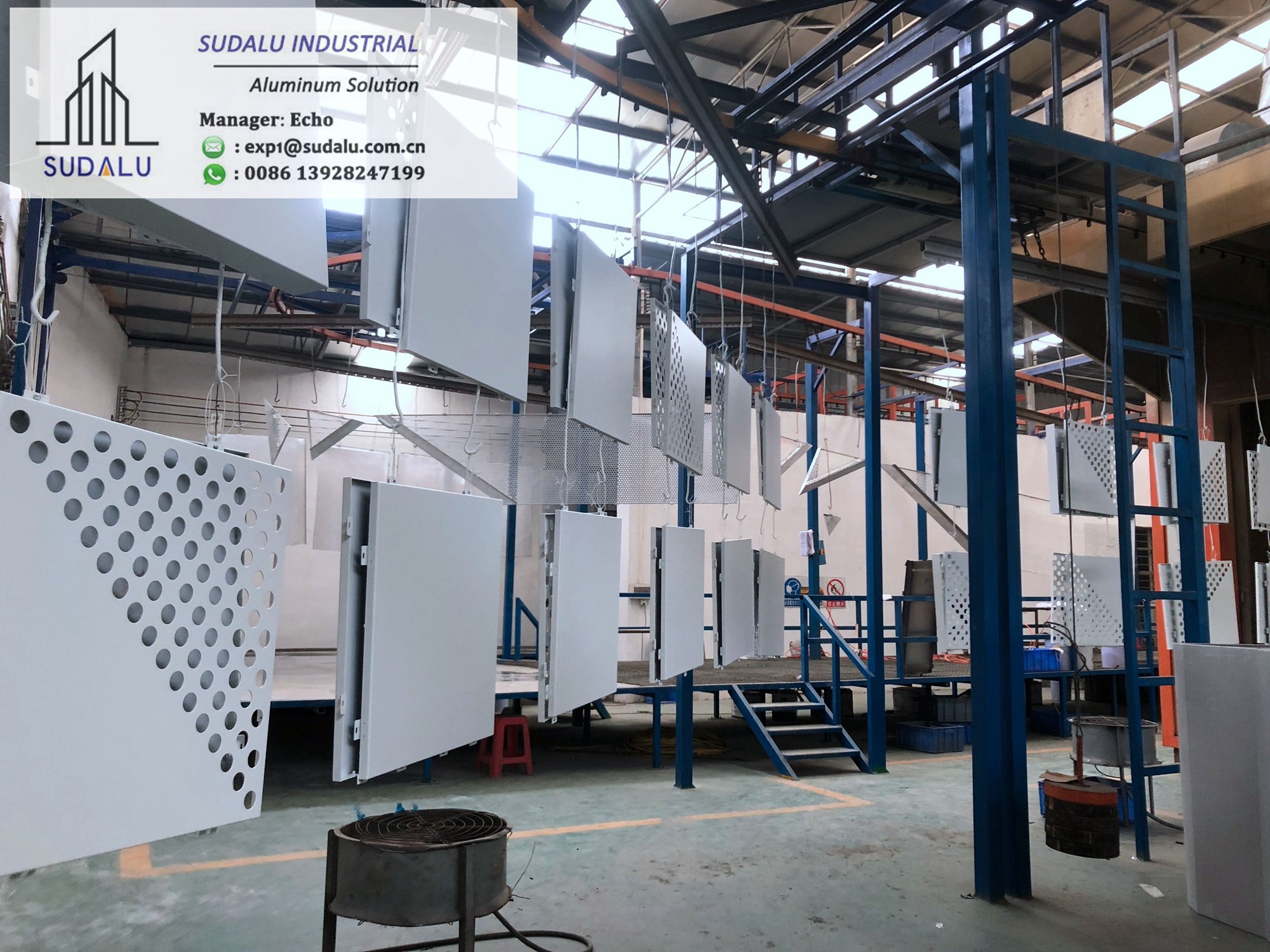 SUDALU Aluminum Perforated Panel for Wall Cladding with PDF coating
