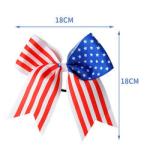 Ribbon diy custom wholesale American National Day bow hair accessories