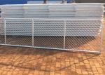 Swing Industrial Chain Link Fence Gate Water Resistant Long Service Life