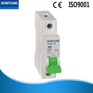 China 230V White Single Pole MCB Circuit Breaker Mini Size With CE Approvals on sale