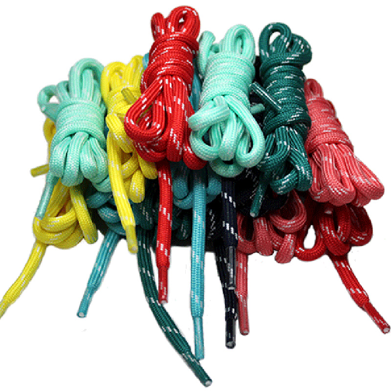 Sublimation Custom Shoelace Round Elastic Laces For Football Boots