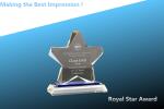 crystal royal star award/crystal star award/crystal star award/crystal royal