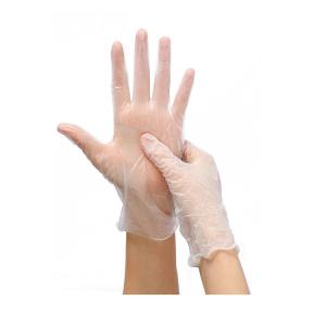 Quality Vinyl Gloves Disposable Clear PVC Gloves9 Inches Powder-Free 100pcs in Box wholesale