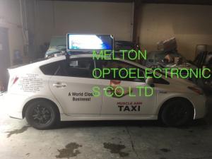 Quality P5 P4 Led Car Taxi Top Mobile Led Display 4G Internet Slim Aluminum Cabinet wholesale