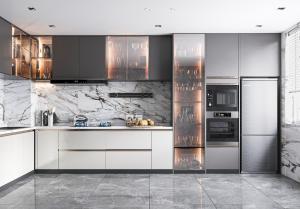 Quality Complete Modern Kitchen Cabinet Design Aluminum Modern Kitchen Furniture wholesale