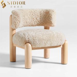 Quality Living Room Fabric Modern Leisure Chair 71cm Height Single Lounge Chairs wholesale