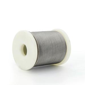 Quality 304 316 7x7 Stainless Steel Wire Rope for Moderate Flexibility and Strength wholesale