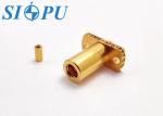 Female Flange Mount SMB RF Connector Matching 1# Semi-Rigid/Semi-Flexible Cable