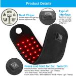 48Pcs 660nm & 850nm LED Near Infrared for Home Red Light Therapy Device Near