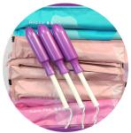 Hygienic Women Cotton Applicator Tampon Biodegradable