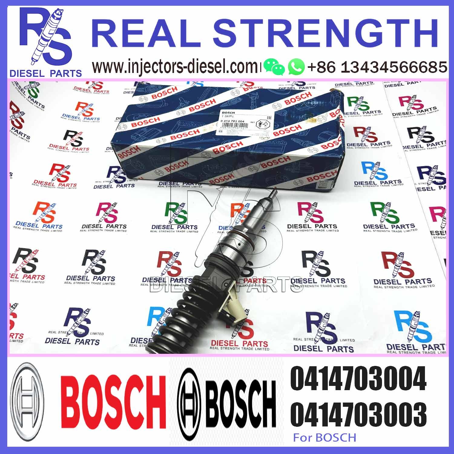 For Iveco Bosch Diesel Fuel Inejctors 0414703004 0986441025 504132378