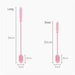 OEM Flexible Collapsible Silicone Bottle Cleaning Brush