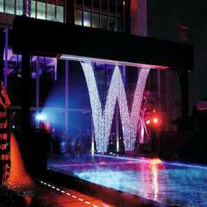 Quality Wedding Decoration Digital Water Curtain Fountain SS304/SS316/ Iron Cast Material wholesale