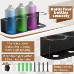Garage Mechanic Paint Bottle Can Organizer Heavy Duty Wall Mount Spray Bottle
