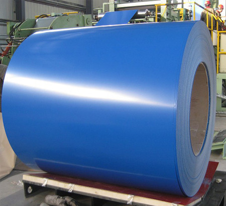 AZ160 PPGL RAL5020 Wall Cladding Ocean Blue Color Coated Steel Pre-Painted Aluzinc Steel IBR Corrugated Wall Panels