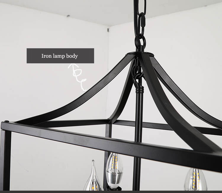 American Chandelier Retro Industrial Style Farmhouse Chandelier(WH-CI-155)