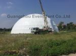 Rain Proof White Geodesic Dome Tent 200 Kg / Sqm Snow Load For 1000 People