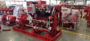 Quality High Pressure Red Electric Motor Driven Fire Pump NFPA 20 UL FM 284M3/H 2313 PSI wholesale