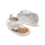 Popular Tassel t-strap Soft sole baby barefoot infant sandals