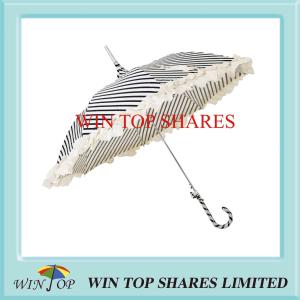 Quality Auto Stick Pagoda Gift Umbrella with Lace wholesale