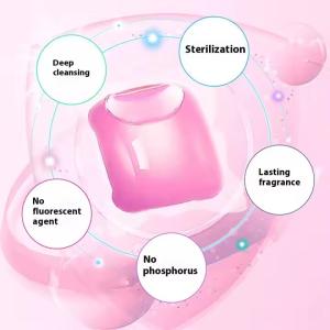 Quality Floral Fragrance 3-In-1 Eco-Friendly Concentrate Detergent Capsules For Apparel Laundry wholesale