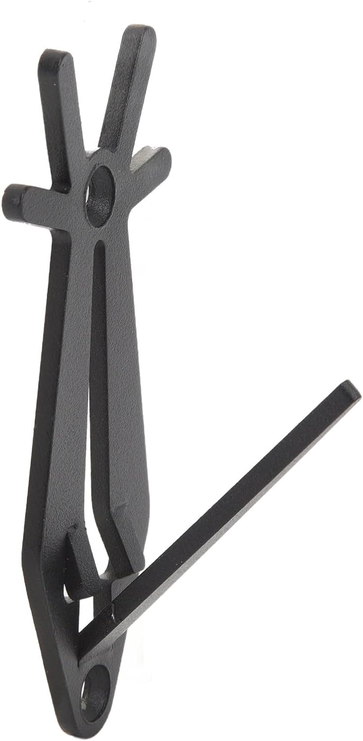 Easy to Install European Mount Skull Hanger for Indoor and Outdoor Display Black Finish