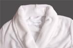 Stockpapa 100% Polyester Womens White Long Bathrobe For Winter