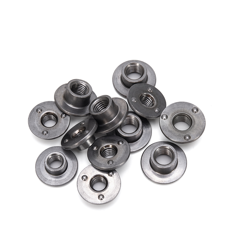 304 Stainless Steel M3 M4 M5 M6 M8 M10 Din 546 Round Nuts With Hole in Metric Measurement System and Nickel Plated Finish