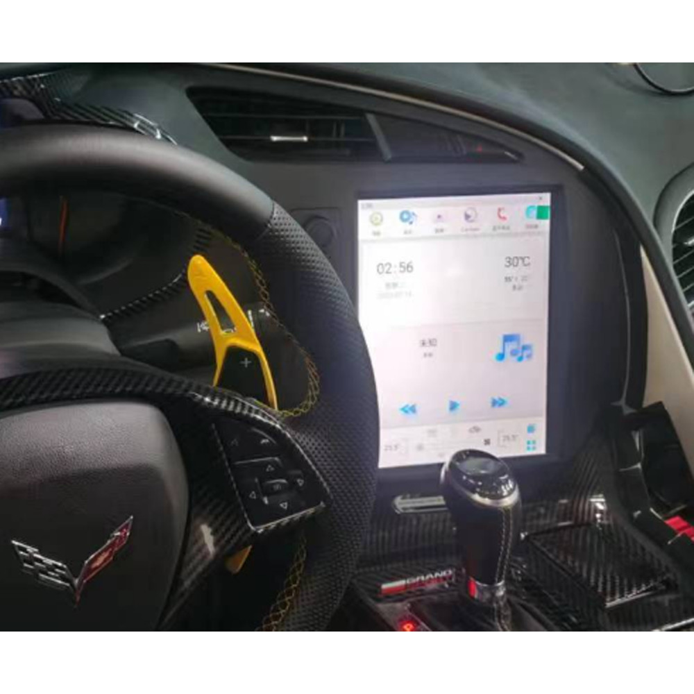 Eight Core Tesla Style Chevrolet Corvette C7 Multimedia 10.4 Inch Car Radio
