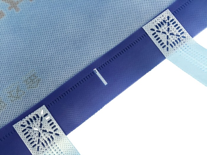 Eco-friendly Cheap Promotional ultrasonic non woven bag with bank logo