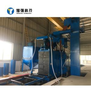 Quality Blue Burnishing Steel Pipe Shot Blasting Machine Descaling Stripping wholesale