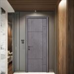 Eco-Friendly WPC Hollow Doors No Pollutants Outstanding Insulation And Moisture