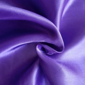 Quality Flame Retardant 100% Polyester Woven Gold Satin Fabric For Apparel wholesale