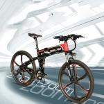 40km/H 26 Inch Folding Electric Bike , SMLRO S11 Electric Bike