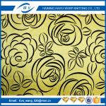 100% Polyester printed flocked sofa fabric