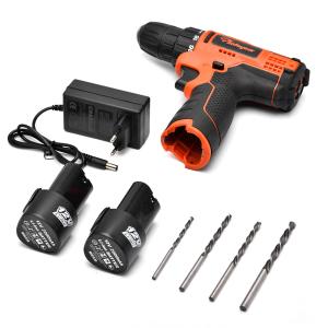 Quality Double Battery Power Screw Drivers 12V Cordless Electric Power Drill 25N.M 18+1 wholesale